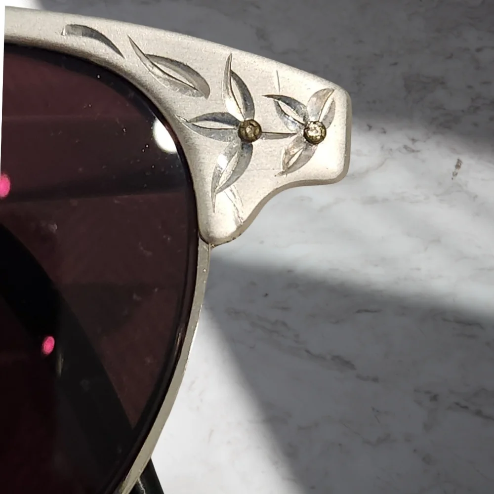VINTAGE 1960's ART CRAFT- WOMEN'S CAT EYE ALUMINUM EYEGLASS FRAMES‎ ONLY